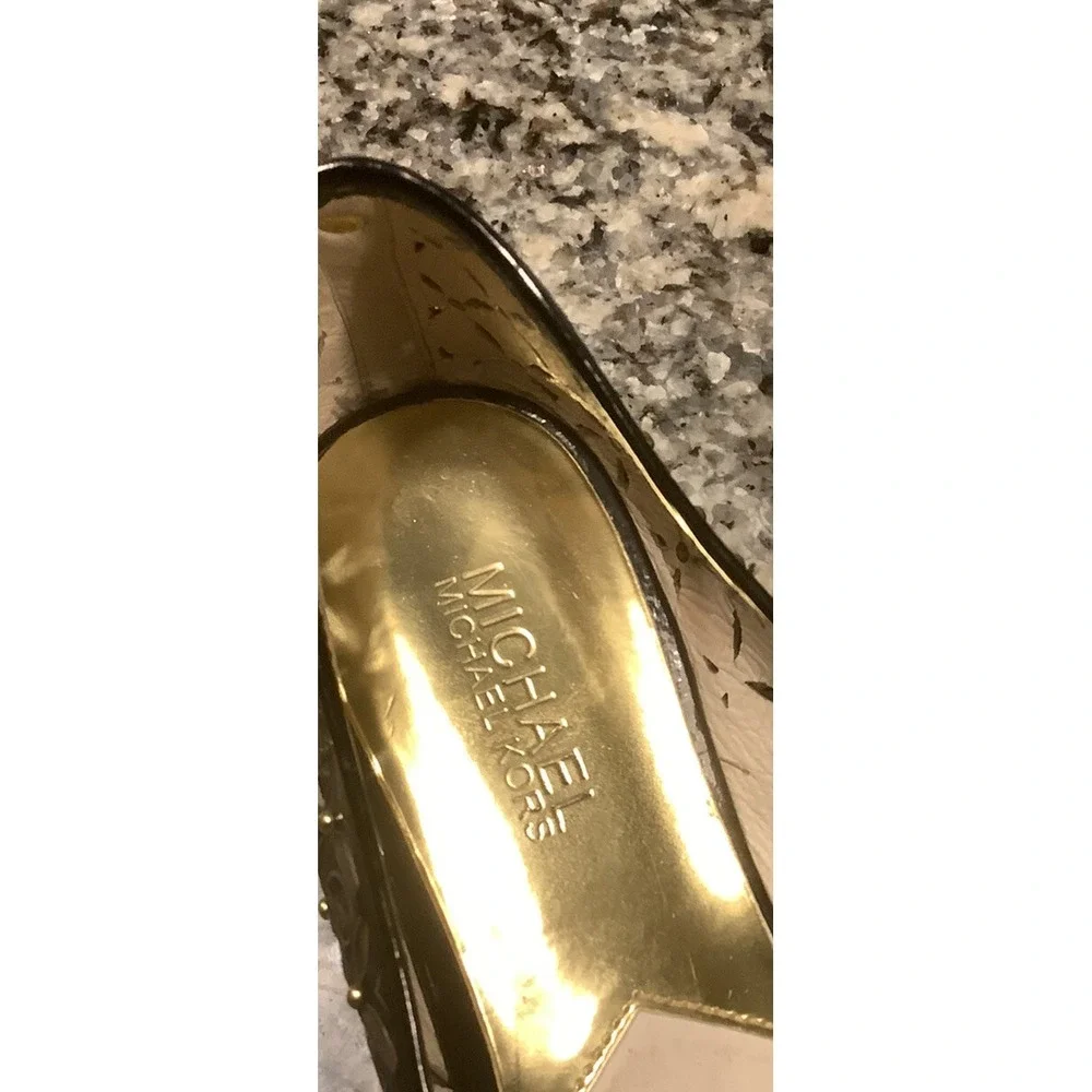Michael Kors tan leather loafers Size 8.5M